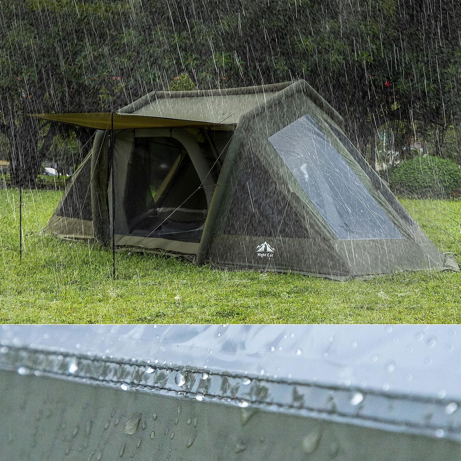 Detalle 2 de Night Cat Inflatable Tent 8‑Man ⛺