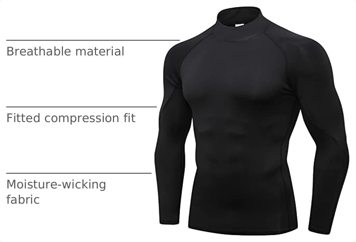 Detalle 2 de SPVISE Men's Compression Shirt, Long Sleeve