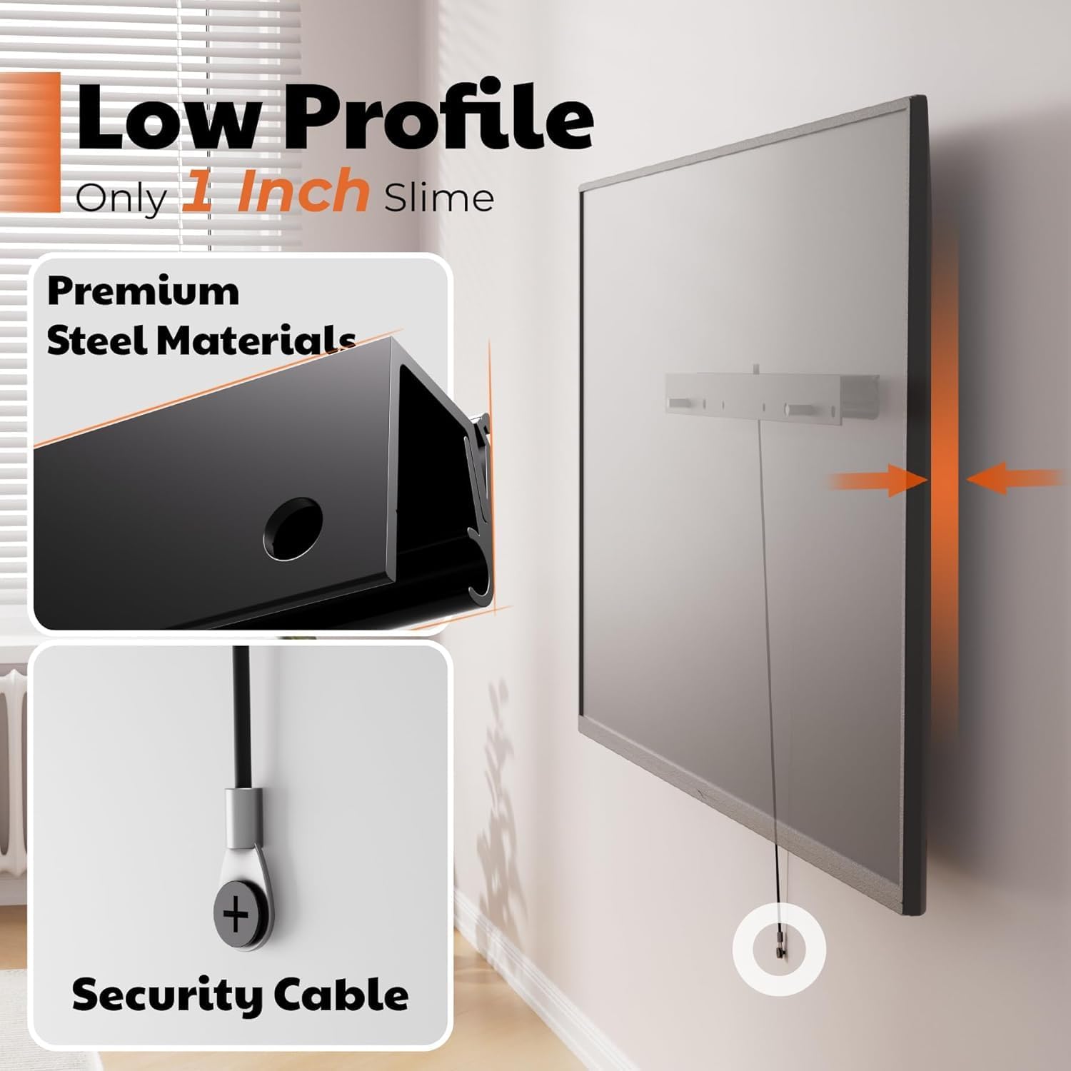 Thumbnail 2 de AENTGIU Studless TV Wall Mount 26-55 inch