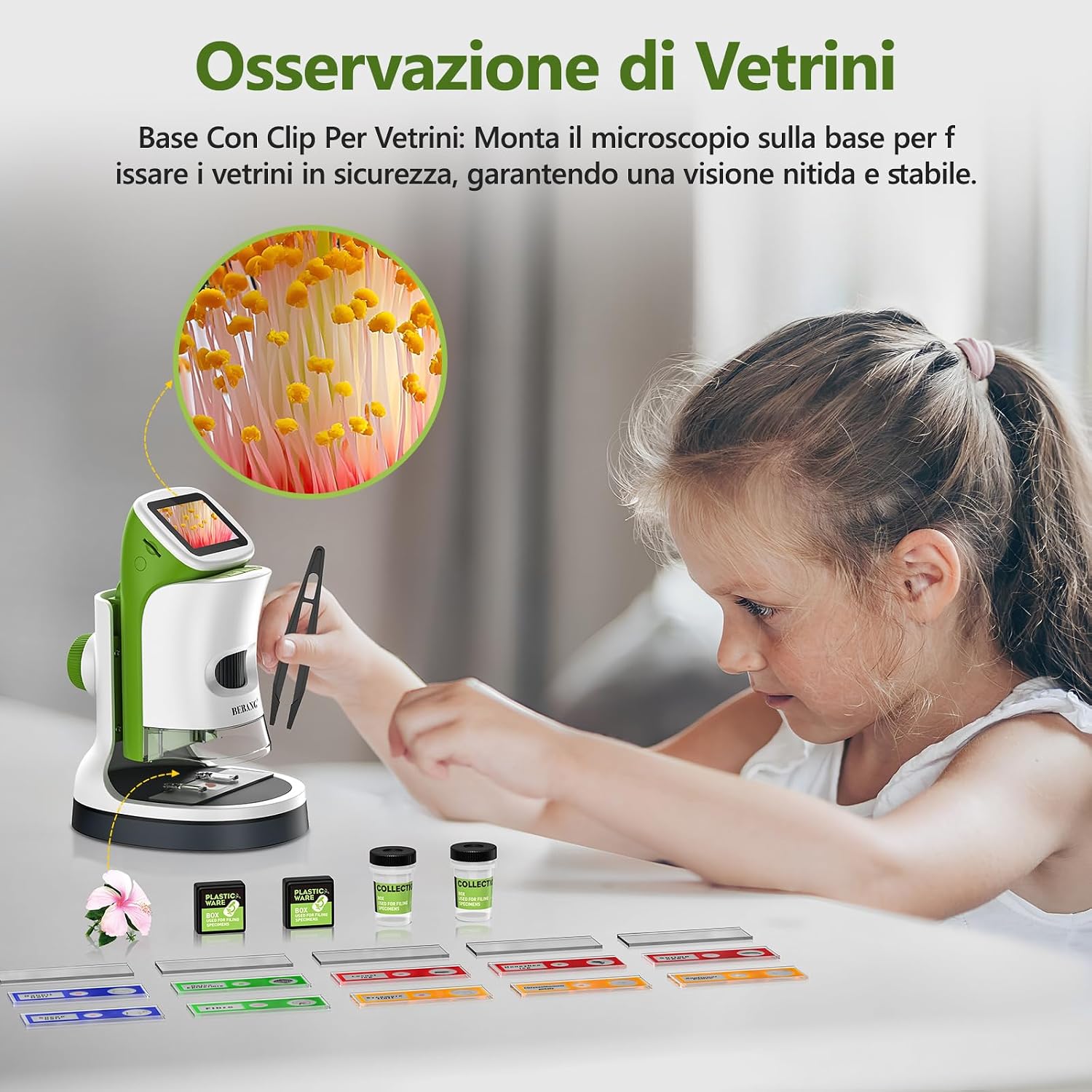 Thumbnail 1 de Microscopio digitale 1000X per bambini