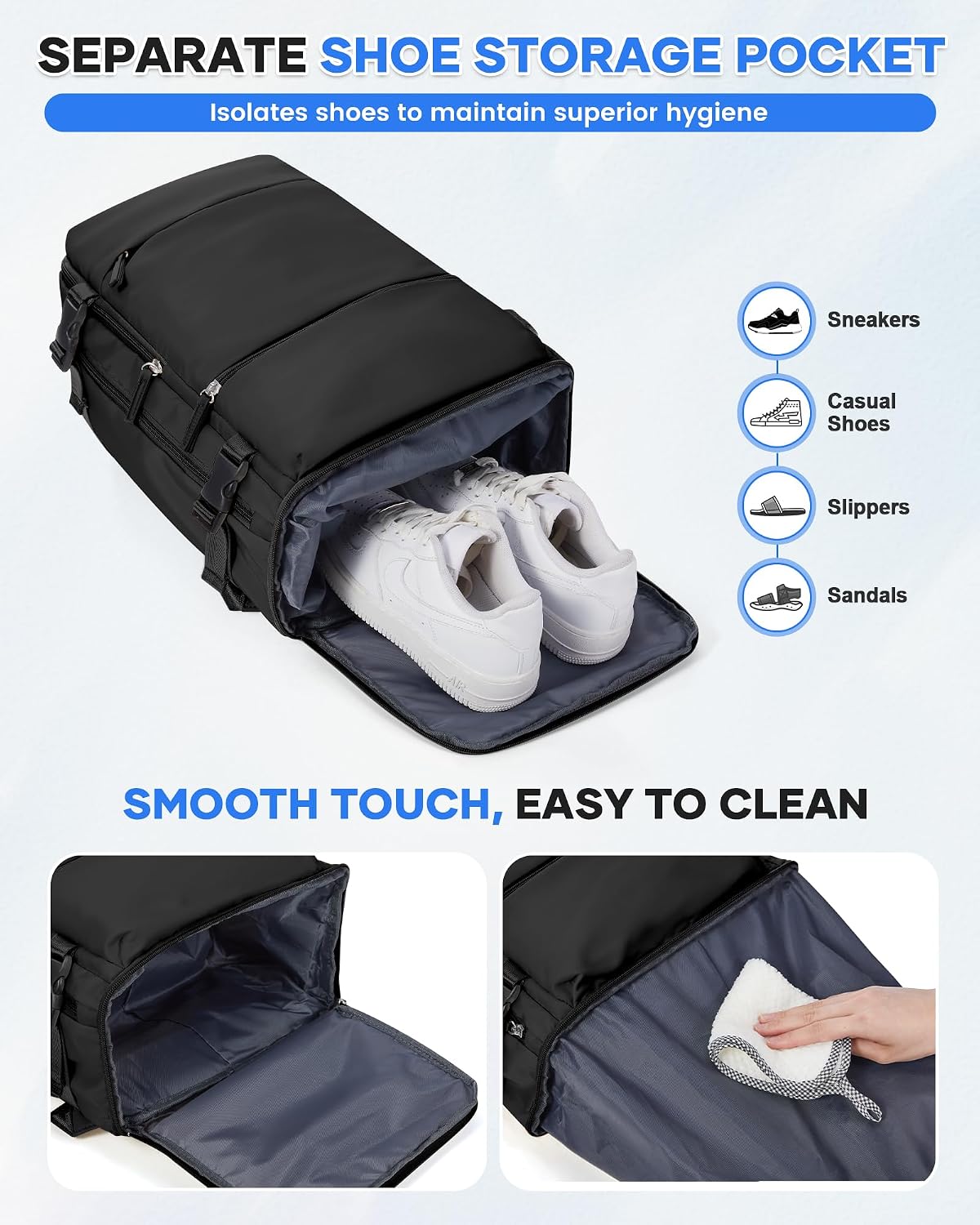 Detalle de Travel backpack cabin bag 40x30x20