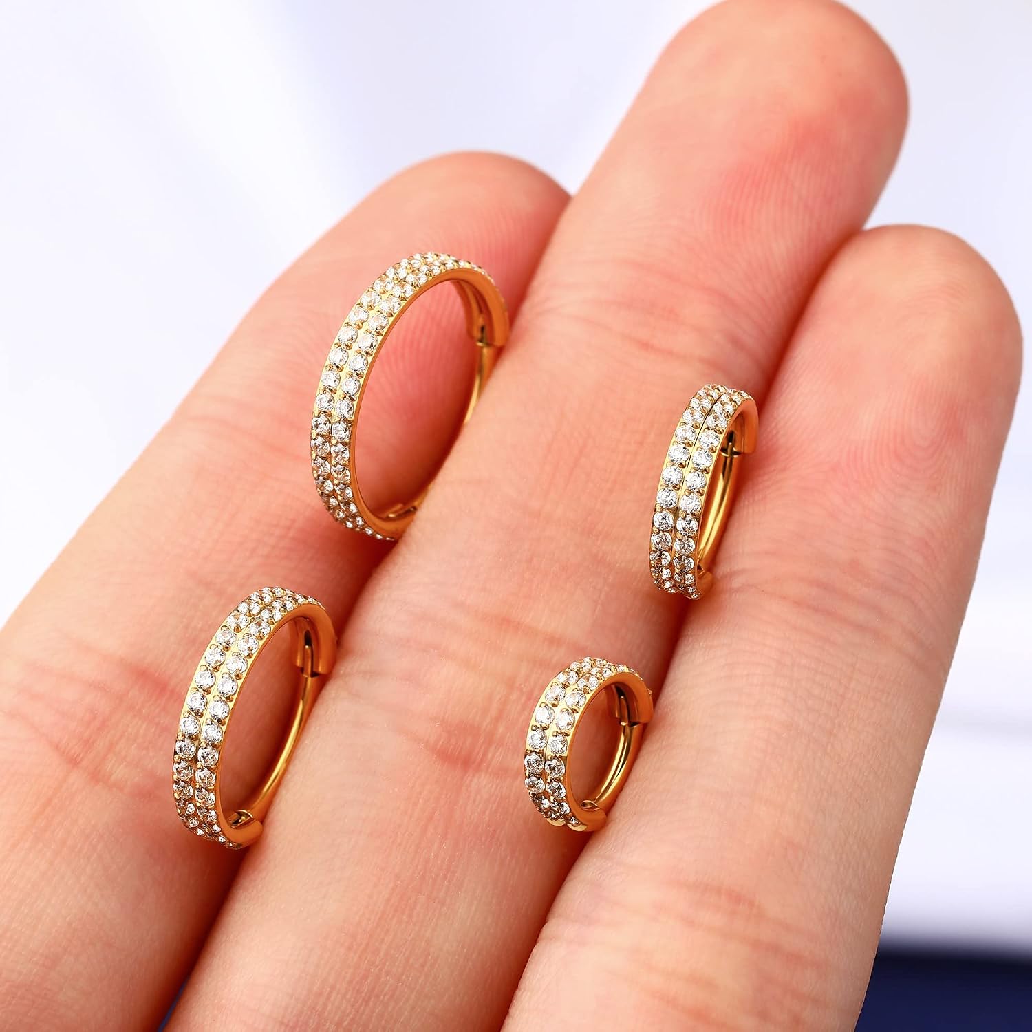 Thumbnail 5 de OUFER piercing hélix 16 g acier 316L zircone
