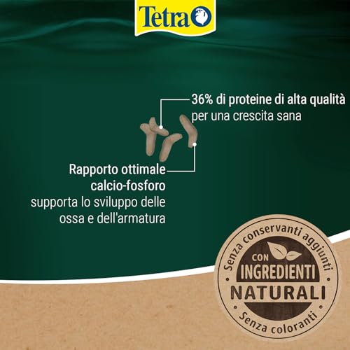 Detalle de Tetra ReptoMin Sticks: Cibo base bilanciato per tartarughe acquatiche adulte, lattina da 1 L