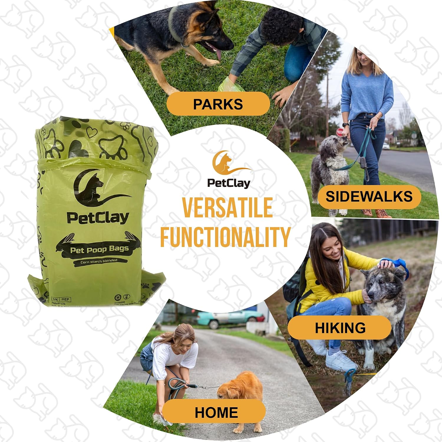Detalle de Petclay Dog Poop Bags 540 Biodegradable