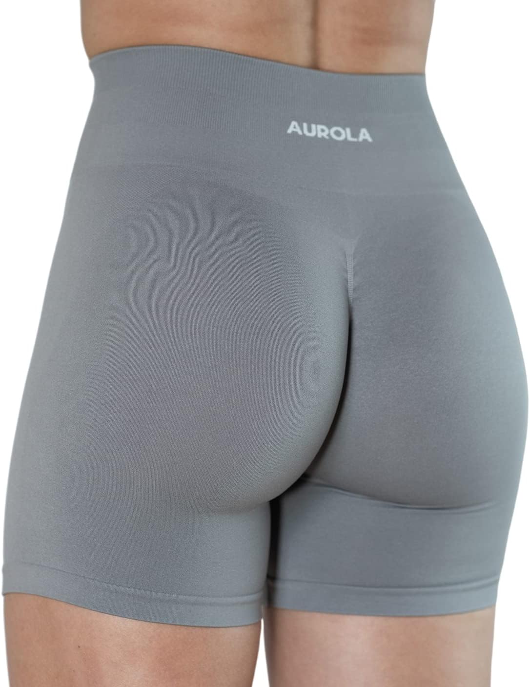 Detalle de AUROLA Intensify Workout Shorts for Women Seamless Scrunch Shorts