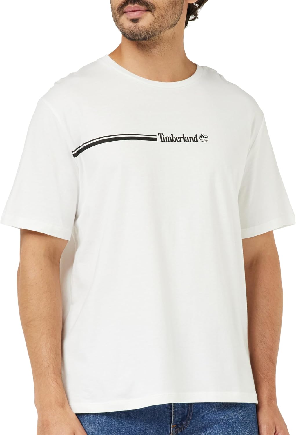 Detalle de Timberland Short Sleeve Tee 3 Tier3 T-Shirt Uomo — Pacco da 1