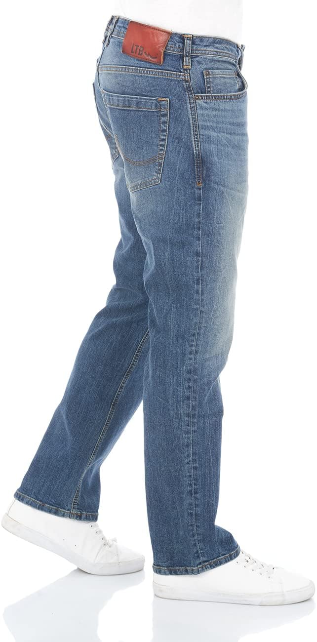 Thumbnail 2 de LTB Jeans Herren Stretch PaulX Straight Fit Jeans in Blau/Schwarz (Größen 28–40)