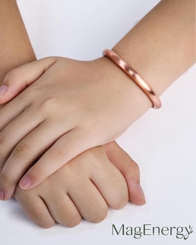 Thumbnail 6 de MagEnergy Kupferarmband – handgefertigt, tibetisches Design, offen verstellbar