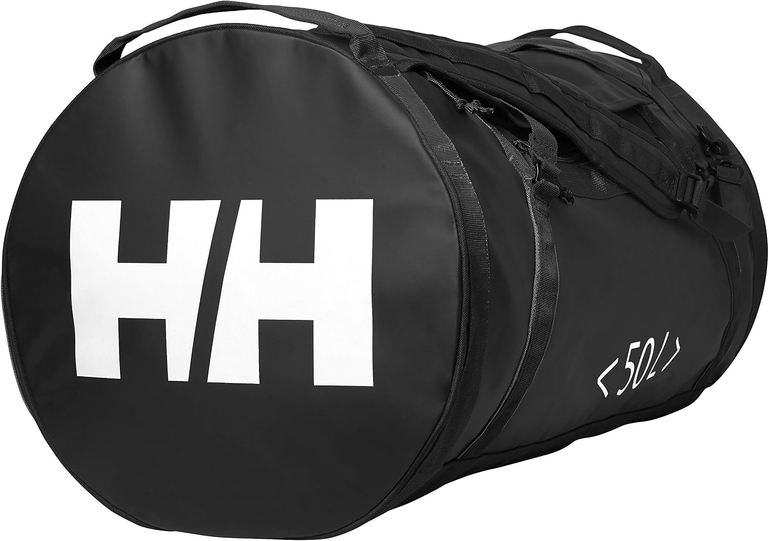 Thumbnail 1 de Helly Hansen HH Seesack 2 50L Schwarz – Vielseitiger Bag- und Rucksack mit wasserdichtem Hauptstoff
