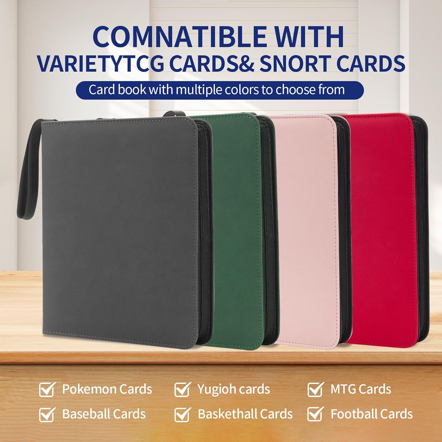Thumbnail 4 de Card Binder 720 Capacity Zippered 9-Pocket 🎴