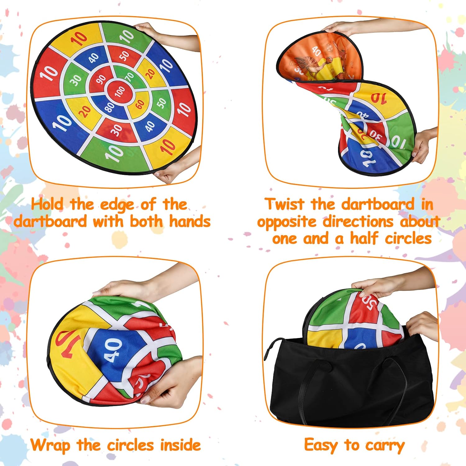 Thumbnail 5 de Dartscheibe 26 inches Montessori Dinosaurier