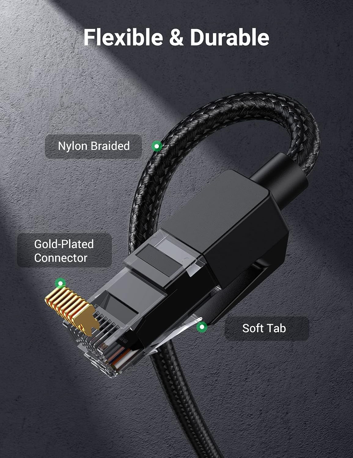 Thumbnail 4 de UGREEN Ethernet Cable 3M: High‑Speed Cat 6 Gigabit Network Cable
