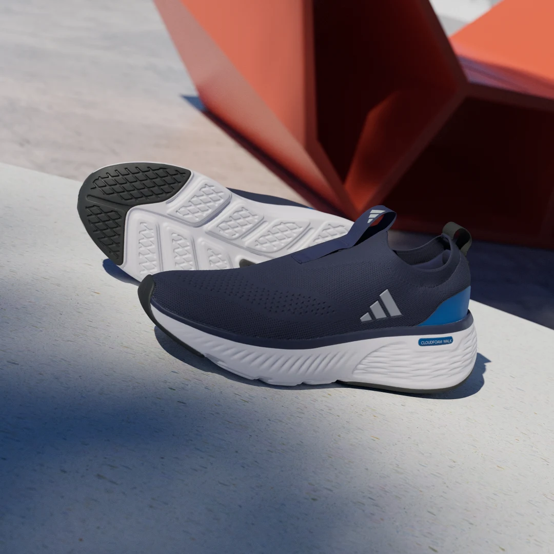 Detalle de Zapatilla Cloudfoam Go Sock de Adidas: comodidad en color azul para uso diario