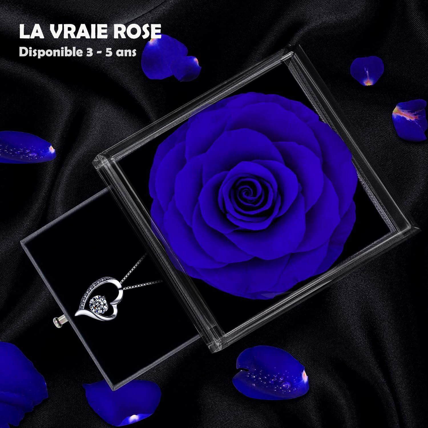 Detalle de SWEETIME Rose Éternelle boîte de roses ⚡