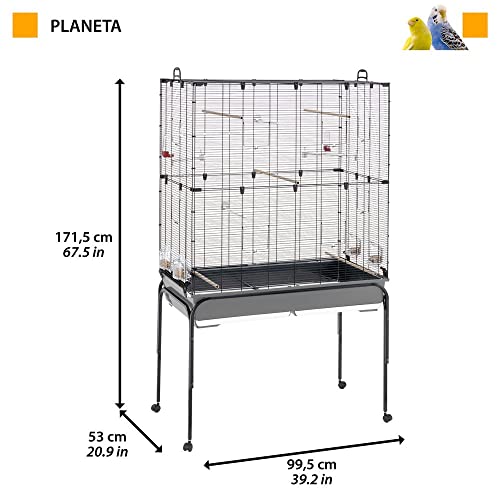 Thumbnail 1 de Ferplast PLANETA jaula para pájaros 97×58×173,5 cm 🐦