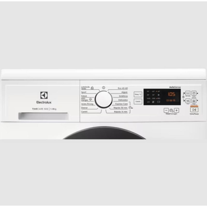 Detalle 2 de Lavadora Electrolux EA2F6841CF: 8 kg, Carga Frontal, 1400 rpm, TimeManager e Inverter