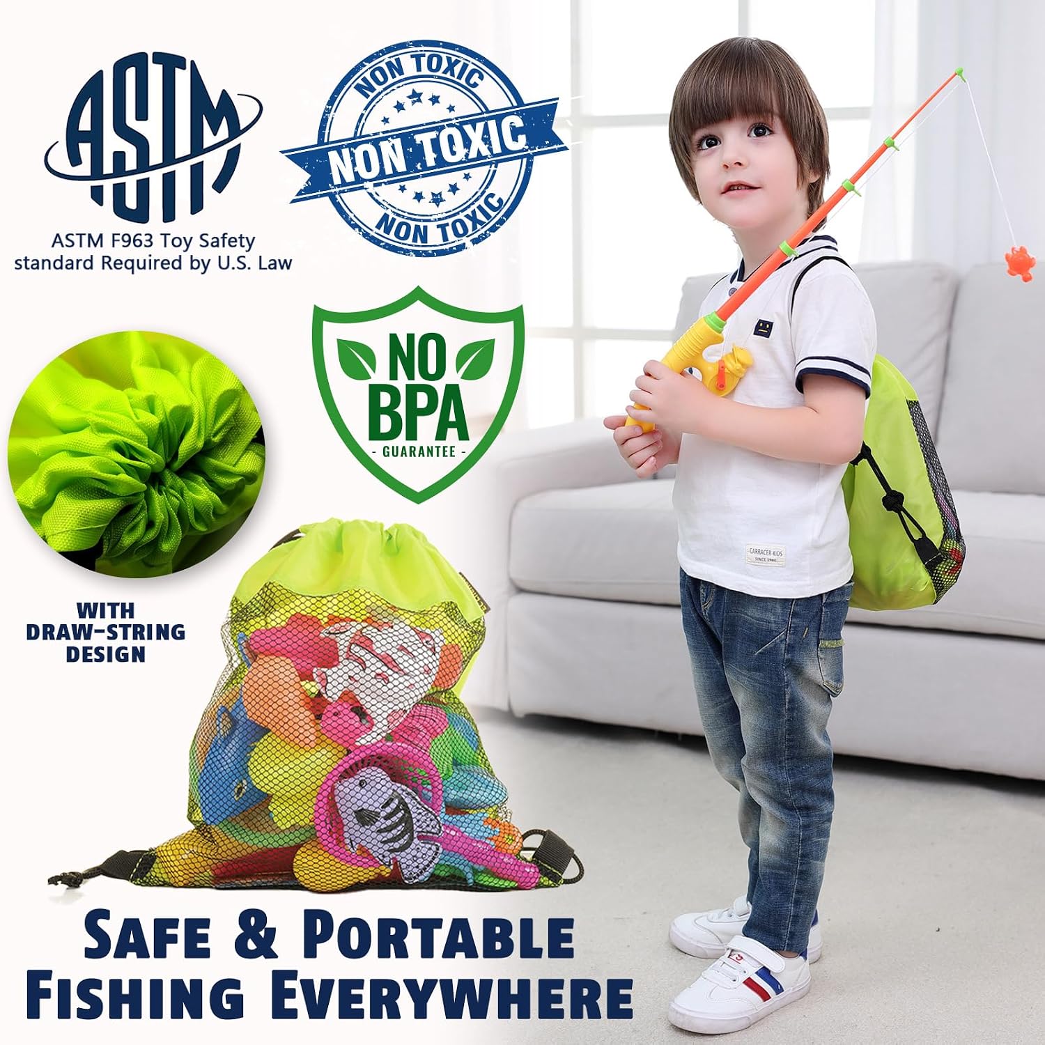 Thumbnail 5 de ECLifeHack Kids Fishing gioco magnetico per bambini 🎣