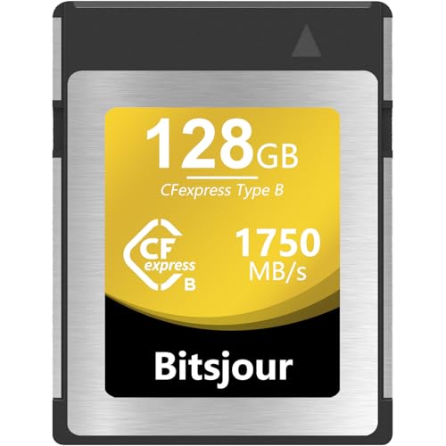Detalle de Bitsjour 128 GB CFexpress Typ B Speicherkarte – 8K-Video und RAW-Fotografie für Profis