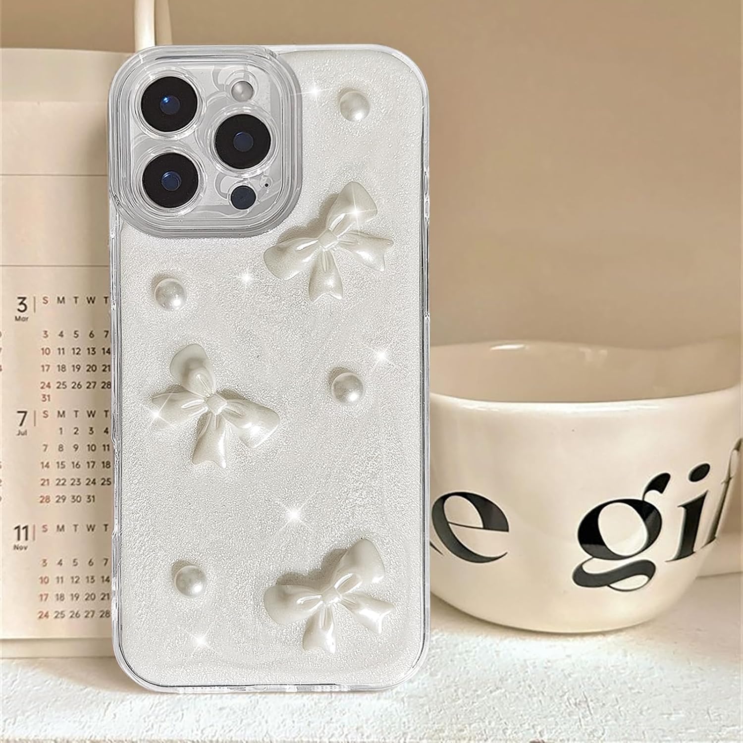 Thumbnail 6 de xoniery iPhone 16 Pro Max Bowknot Case