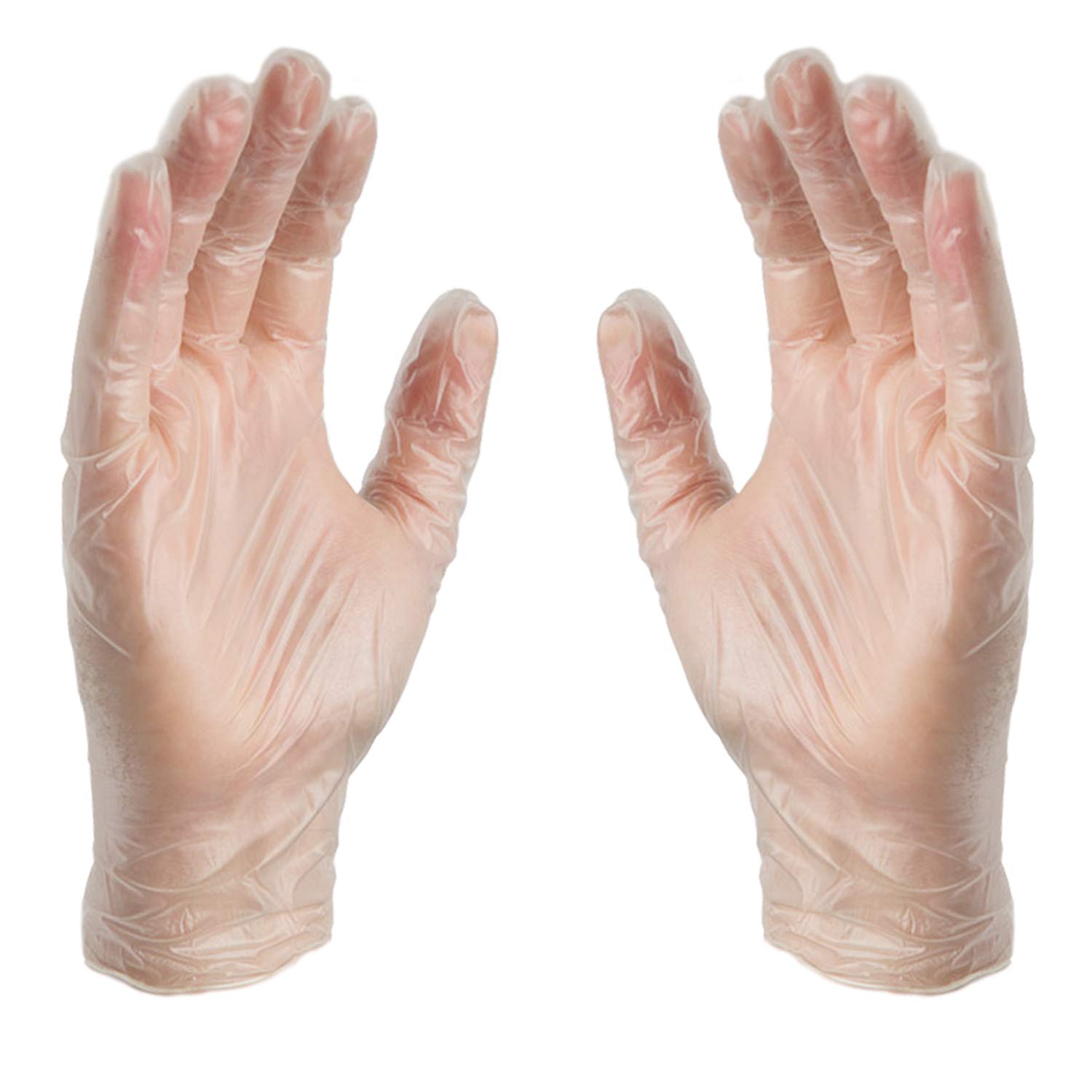 Detalle 2 de AMMEX Clear Vinyl Exam Gloves 3 Mil