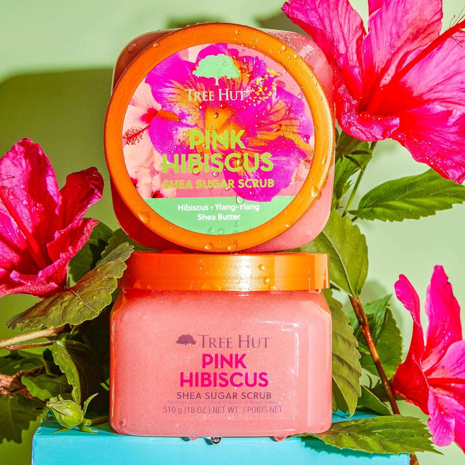Thumbnail 3 de Tree Hut Pink Hibiscus Shea Sugar Scrub (532 ml) – Zuckerpeeling für sanfte, hydratisierte Haut