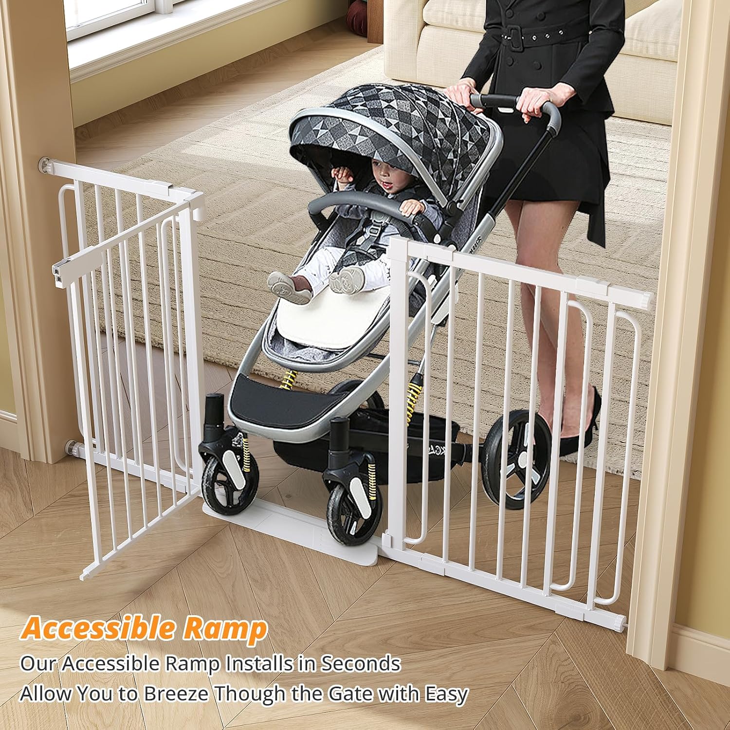 Thumbnail 6 de Baby Gate, 29.8–46.5-Inch Adjustable Width