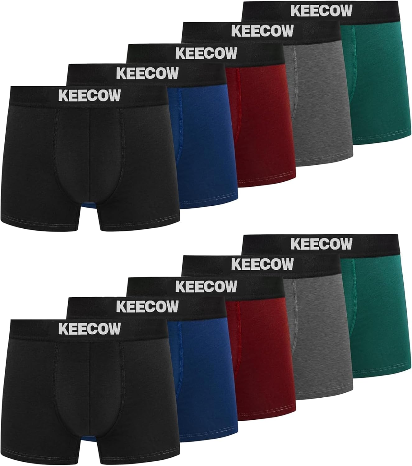 Thumbnail 6 de Bobelle Mens Boxers Shorts 10 Pack (No Itchy Labels) Cotton Comfortable Underwear Trunks