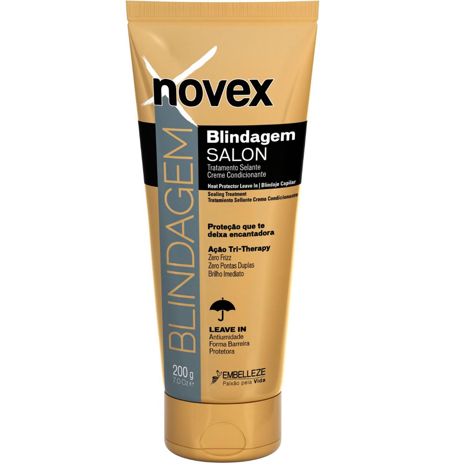 Detalle de Salon Blindage Capilar Leave-In 200 Gr – Feuchtigkeit, Glanz und Schutz im One-Pass