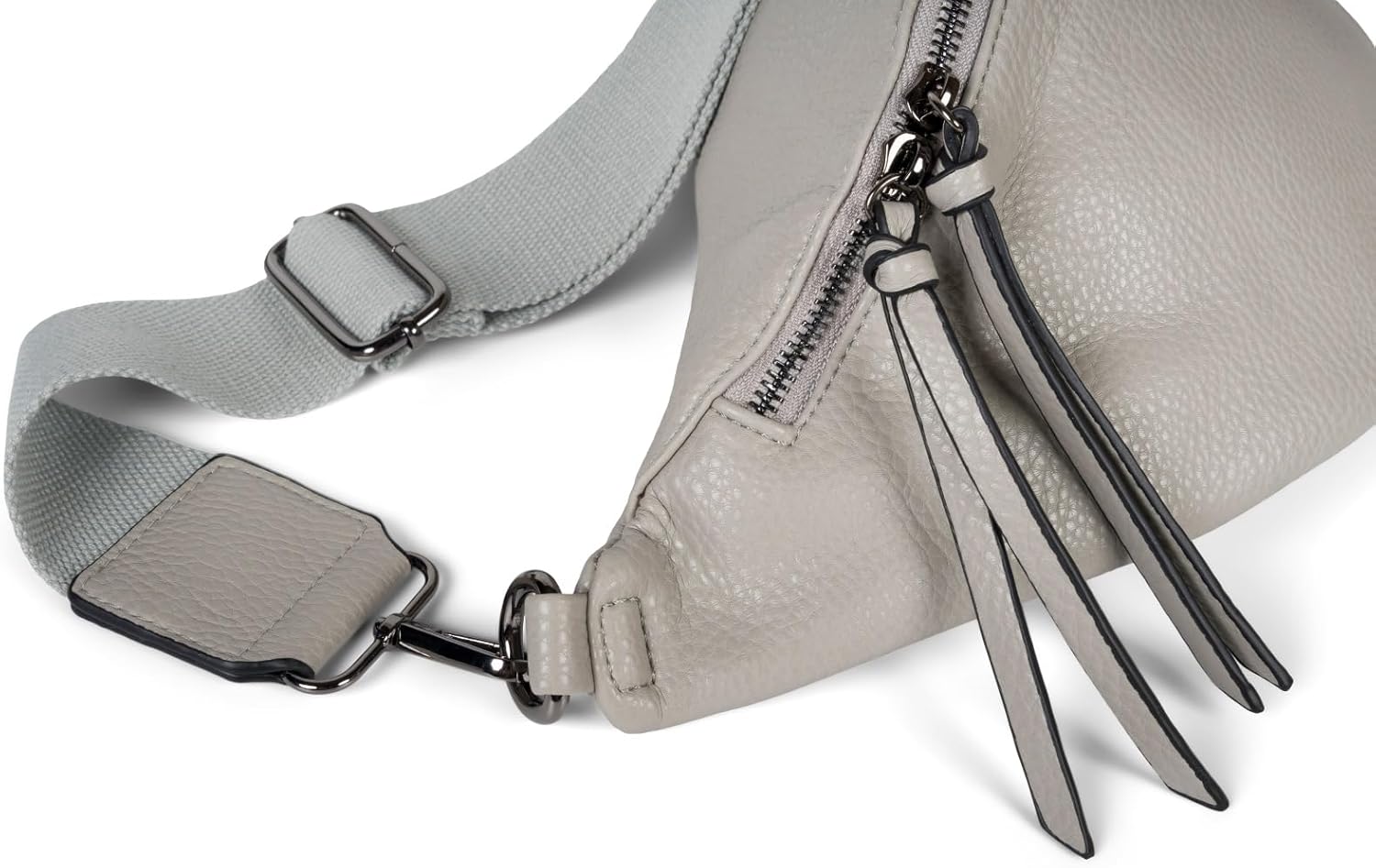 Thumbnail 6 de styleBREAKER Damen Halbmond Schultertasche groß (Crossbody) mit 2-Wege-Reißverschluss