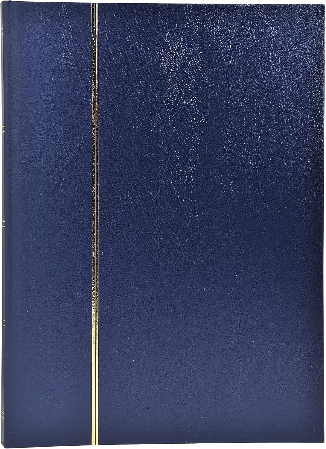 Detalle de Exacompta Classic frimärksalbum i blå läderimitation, 48 sidor