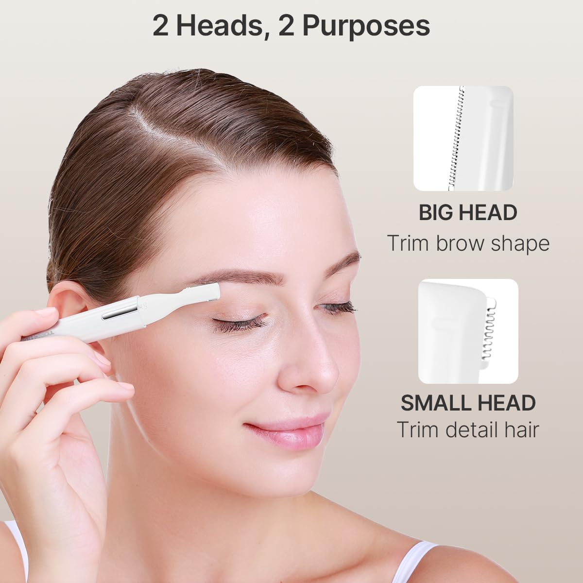 Thumbnail 2 de TOUCHBeauty AG-1658 Electric Eyebrow Trimmer – Portable, Painless Hair Remover for Women