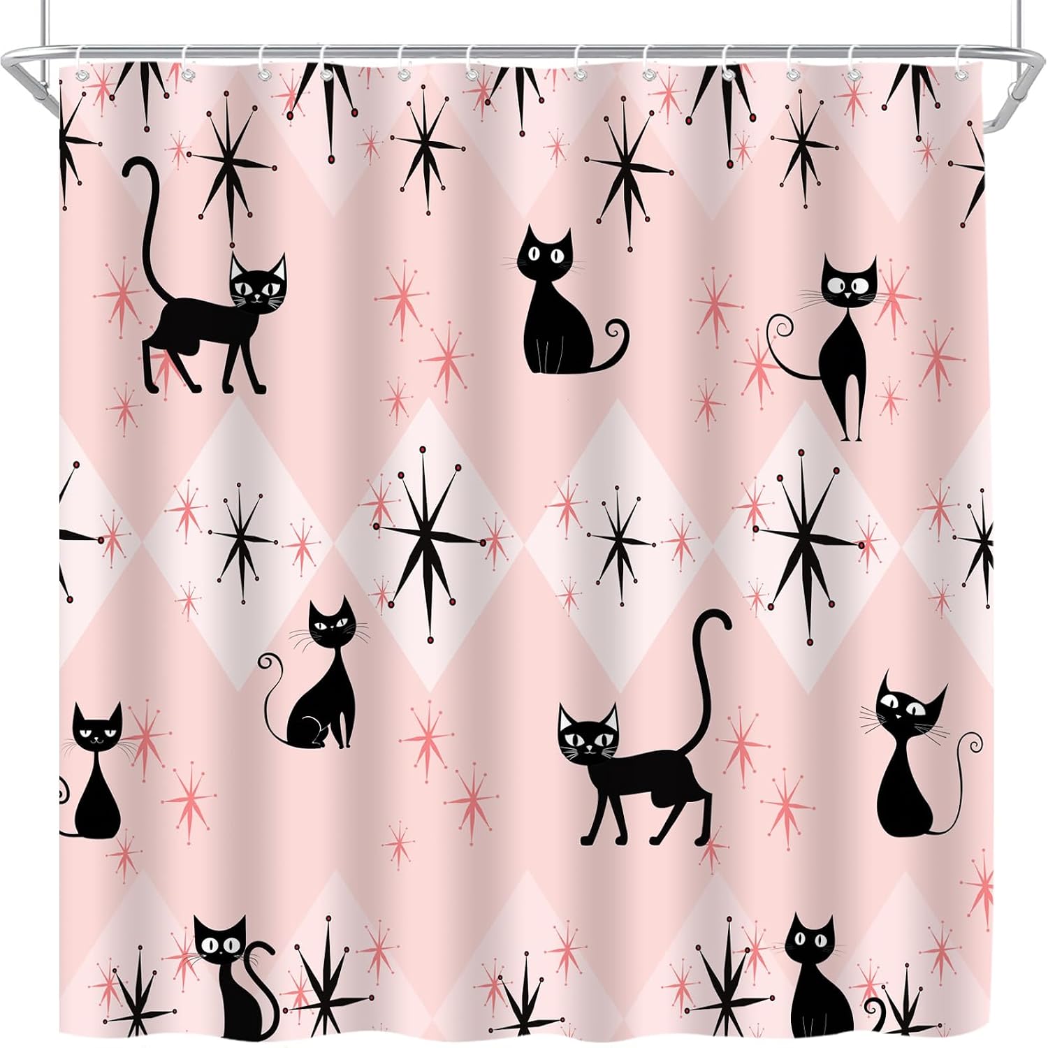 Detalle de Polyester Shower Curtain, 70 × 70 in