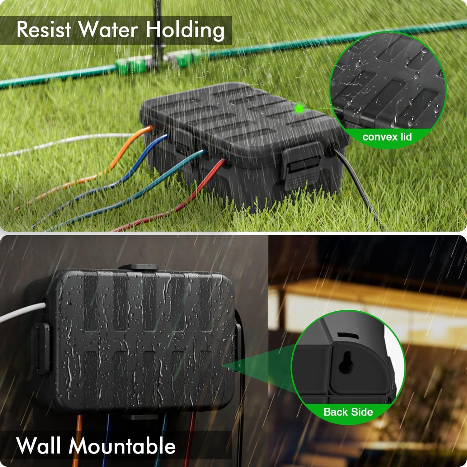Detalle 2 de RESTMO Extra Large Waterproof Electrical Box 12.6in