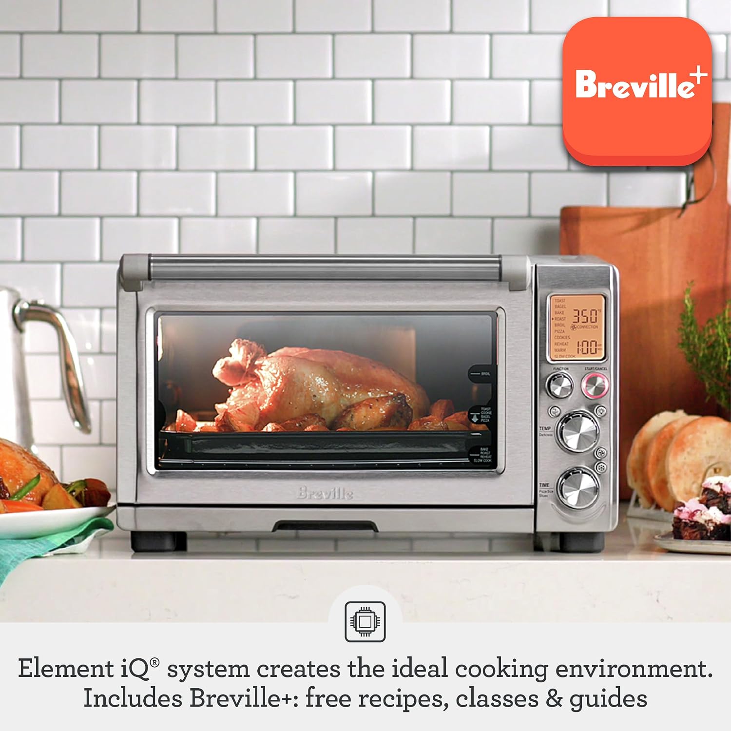 Detalle de Breville countertop convection oven BOV845BSS