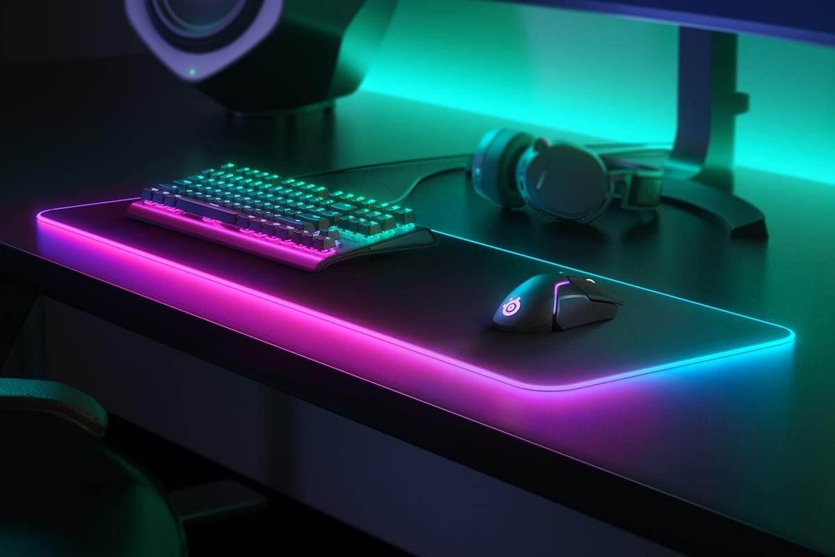 Thumbnail 4 de SteelSeries QcK Prism Cloth – tappetino gaming XL con RGB a 2 zone