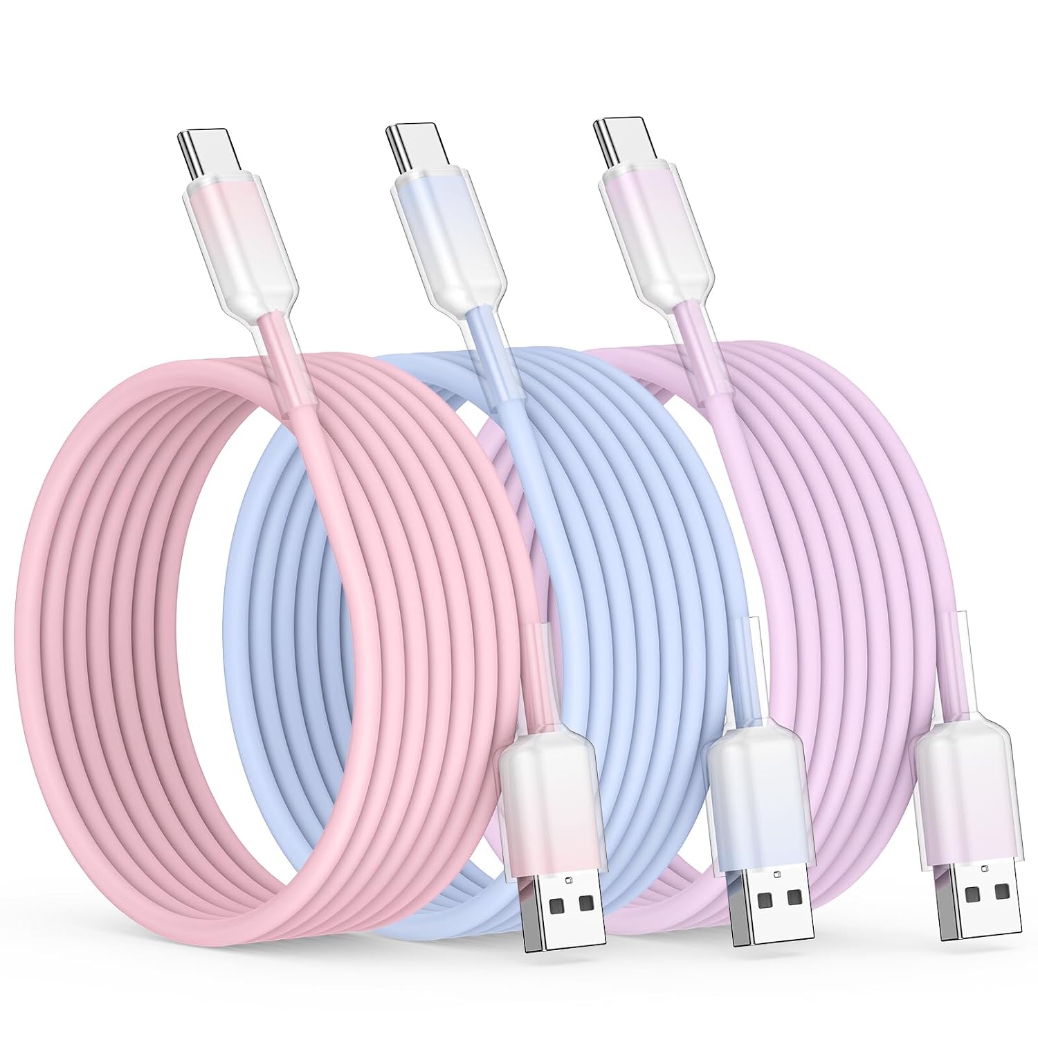 Thumbnail 6 de USB to USB‑C Cable 3-Pack 6ft USB C leads