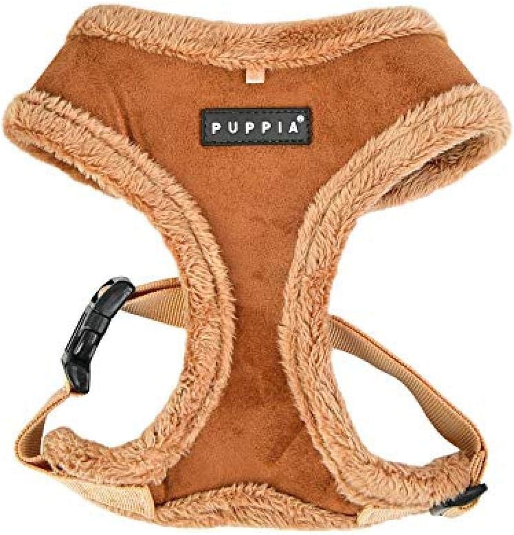 Detalle 1 de Puppia Terry – szelki piersiowe dla psa, S, szare, w paski
