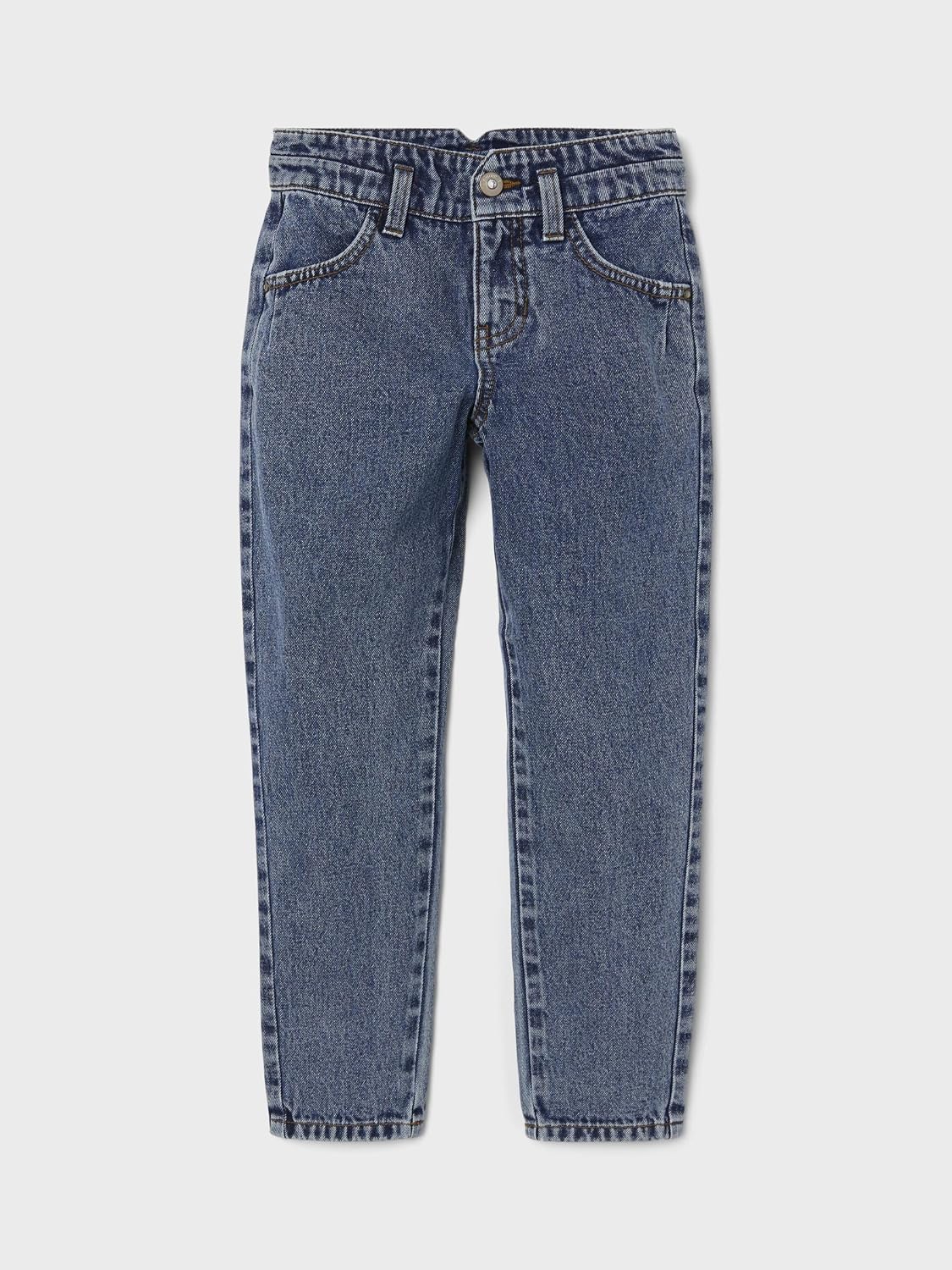 Detalle de Jungen Jogger aus Bio-Baumwolle Name IT Nkmsweat Pant Bru Noos mit verstellbarem Taillenbund