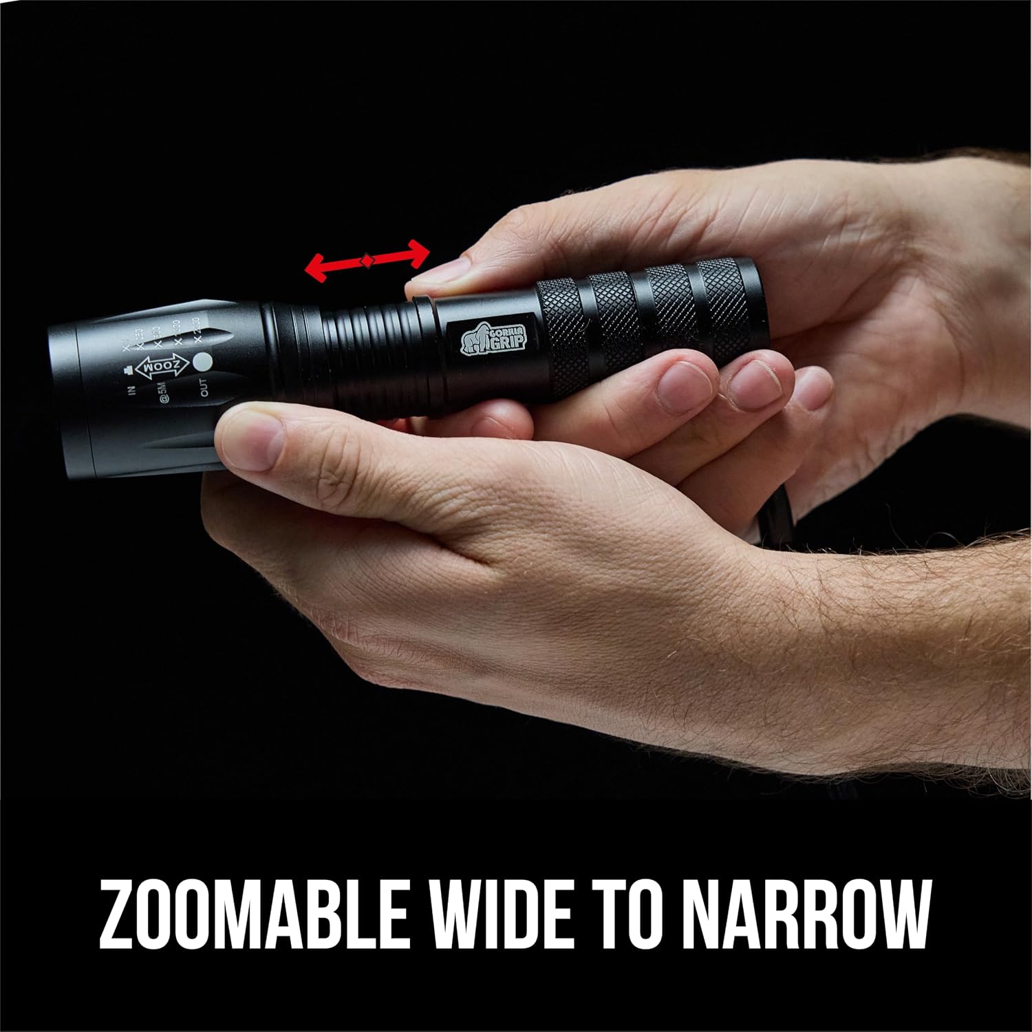 Detalle 2 de GORILLA GRIP LED Flashlight Aluminum Alloy