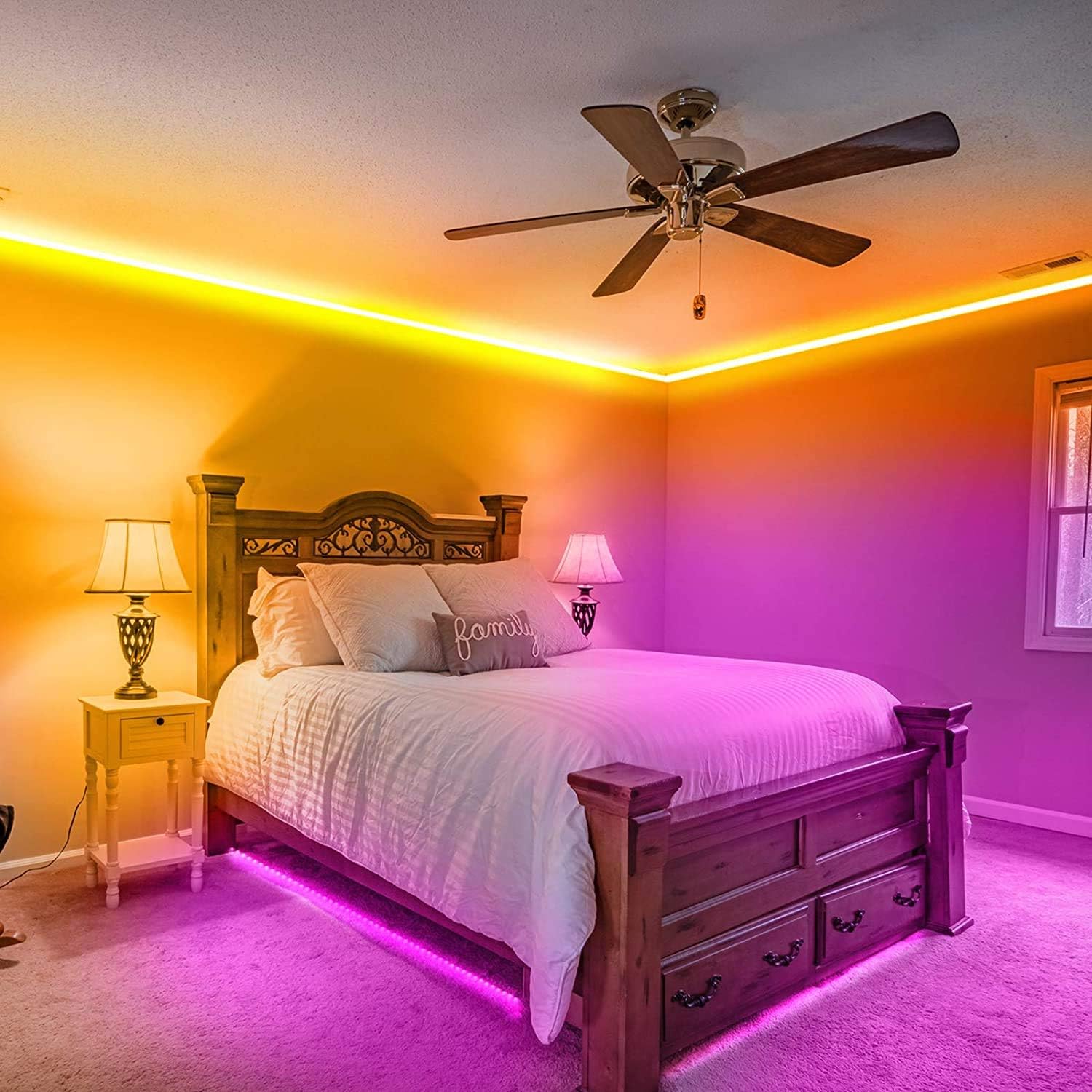 Thumbnail 3 de phopollo 15m LED Strip Lights for Bedroom with Remote & App Control