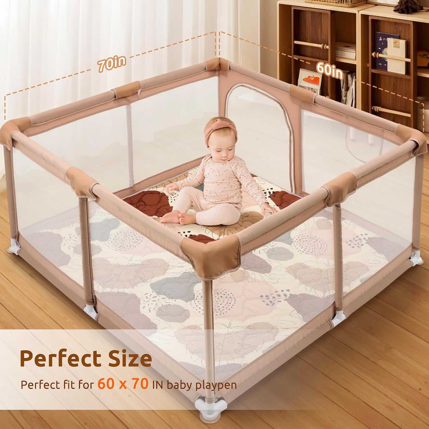 Thumbnail 5 de Tuocal Baby Play Mat 150x180cm