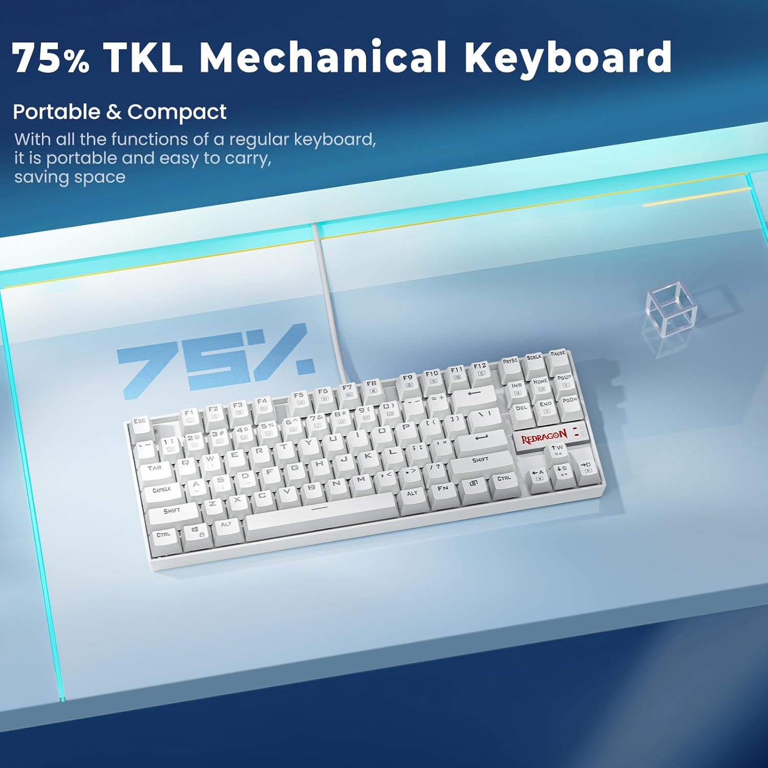 Thumbnail 5 de Redragon K552P Mechanical TKL Keyboard 87-Key ⌨