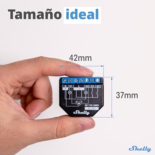 Thumbnail 2 de Shelly Plus 2PM Interruptor inteligente 2 canales 16A 🏠