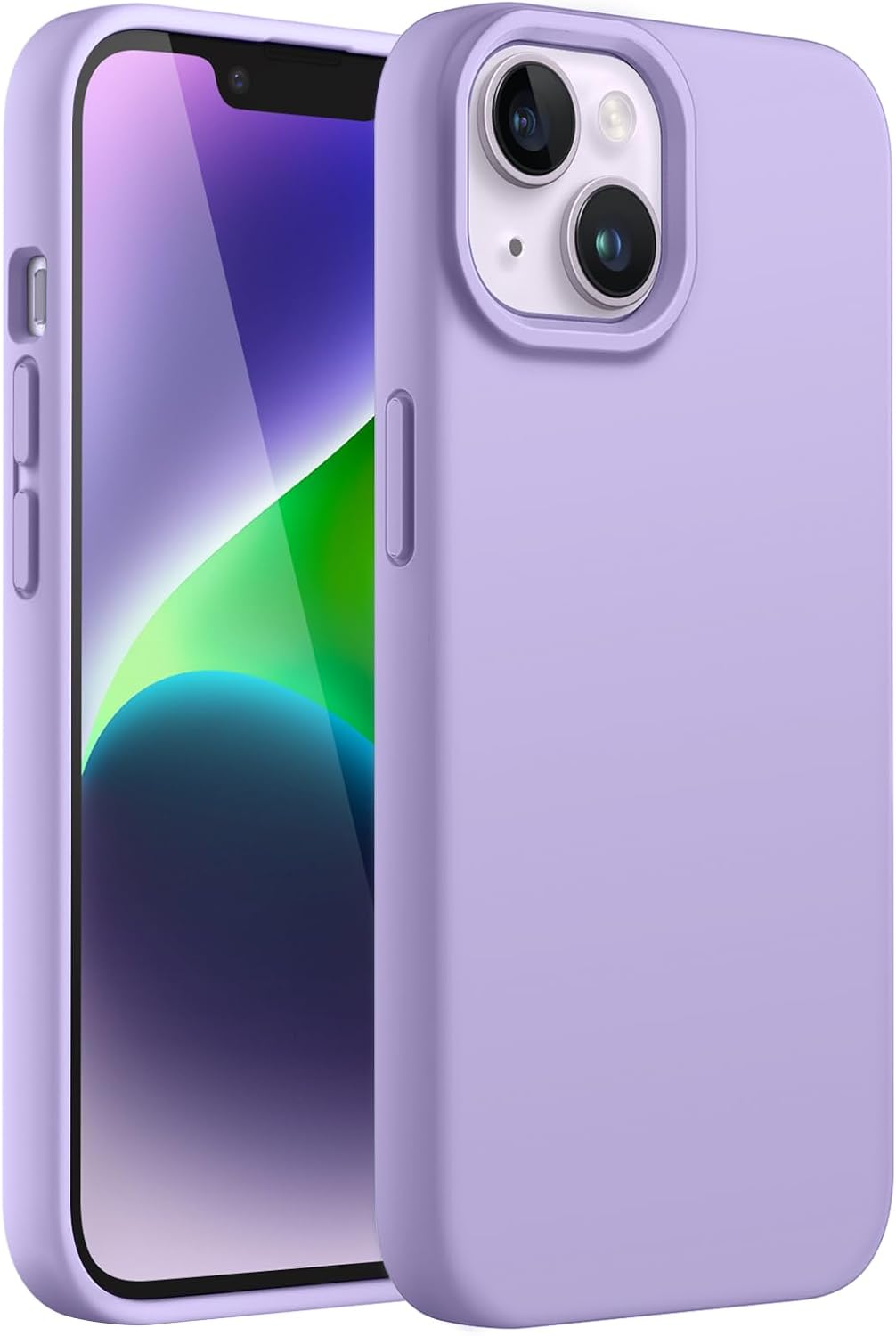 Thumbnail 6 de JETech silikonskal för iPhone 14 Pro med mikrofiberfoder, svart