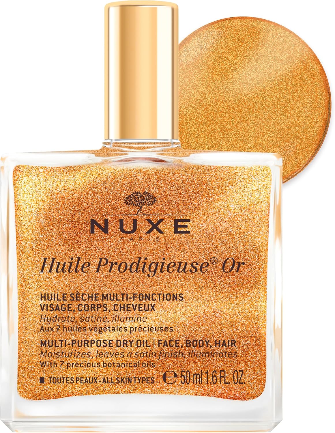 Thumbnail 6 de Nuxe Huile Prodigieuse Shimmering Dry Oil: Gold-Flecked Multi-Purpose Nourishment