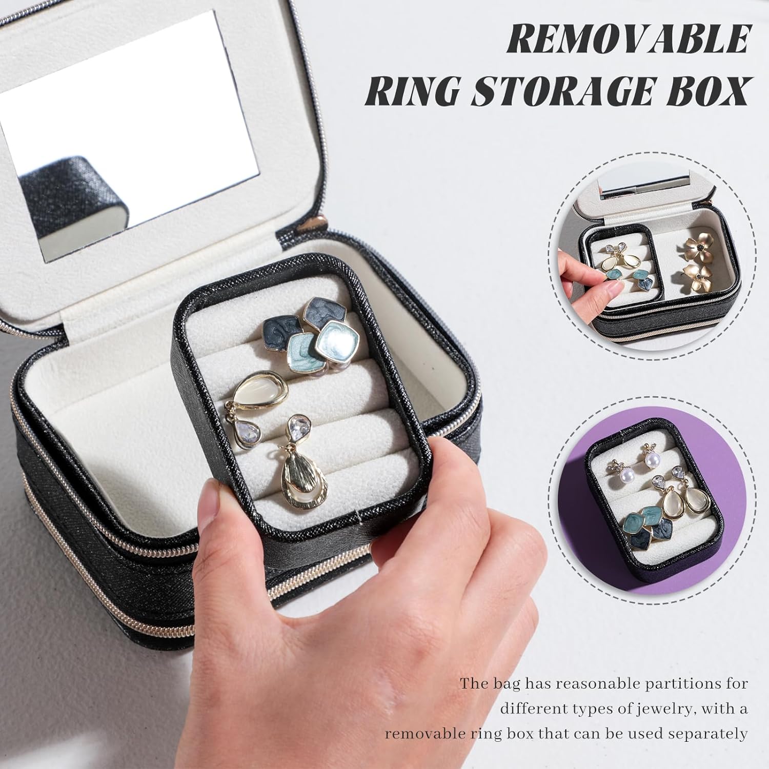 Thumbnail 4 de BS-MALL Travel Jewelry Box