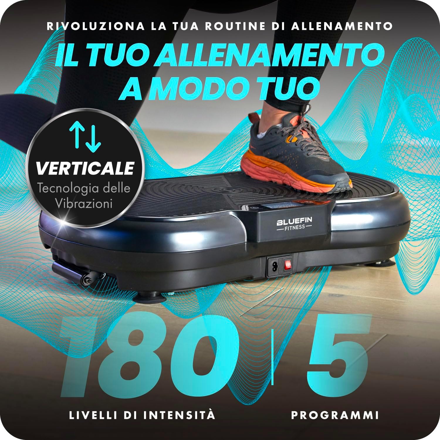 Thumbnail 1 de Bluefin Fitness Pedana Vibrante Ultra Slim 180 livelli