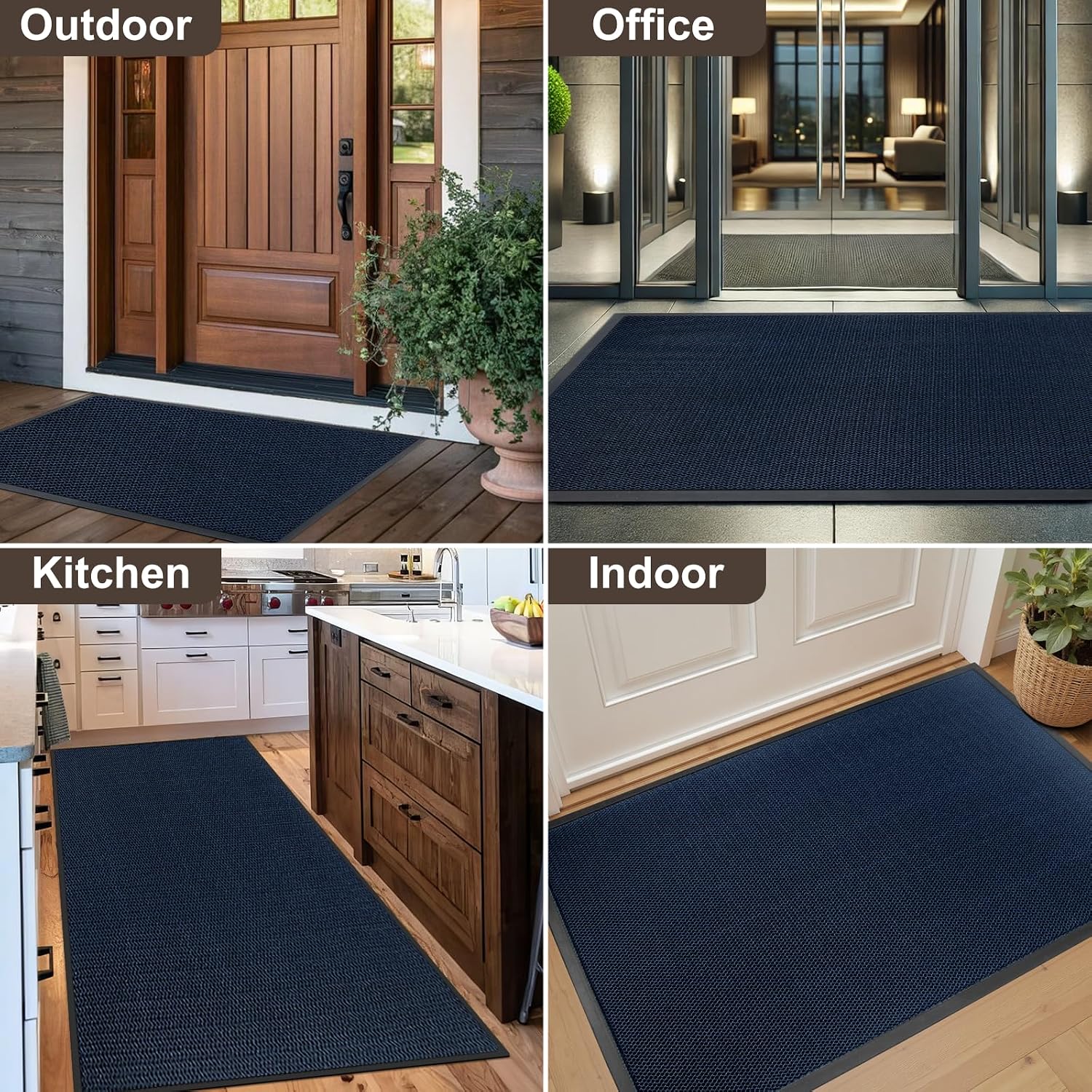 Thumbnail 6 de Azadx Indoor Outdoor Door Mat 31" x 47" heavy-duty doormat 🏠