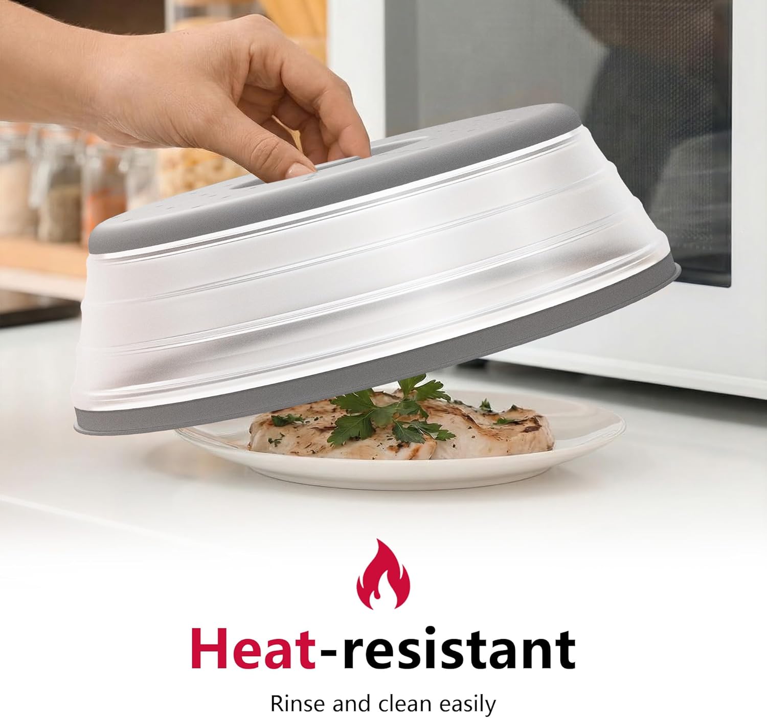 Detalle 2 de WVM Microwave Splatter Cover with Vented Lid and Hook Hole