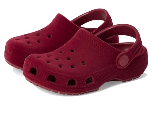 Detalle de Crocs Classic Velvet Clog T para niños (Morado) – Zuecos Unisex 19/20 EU
